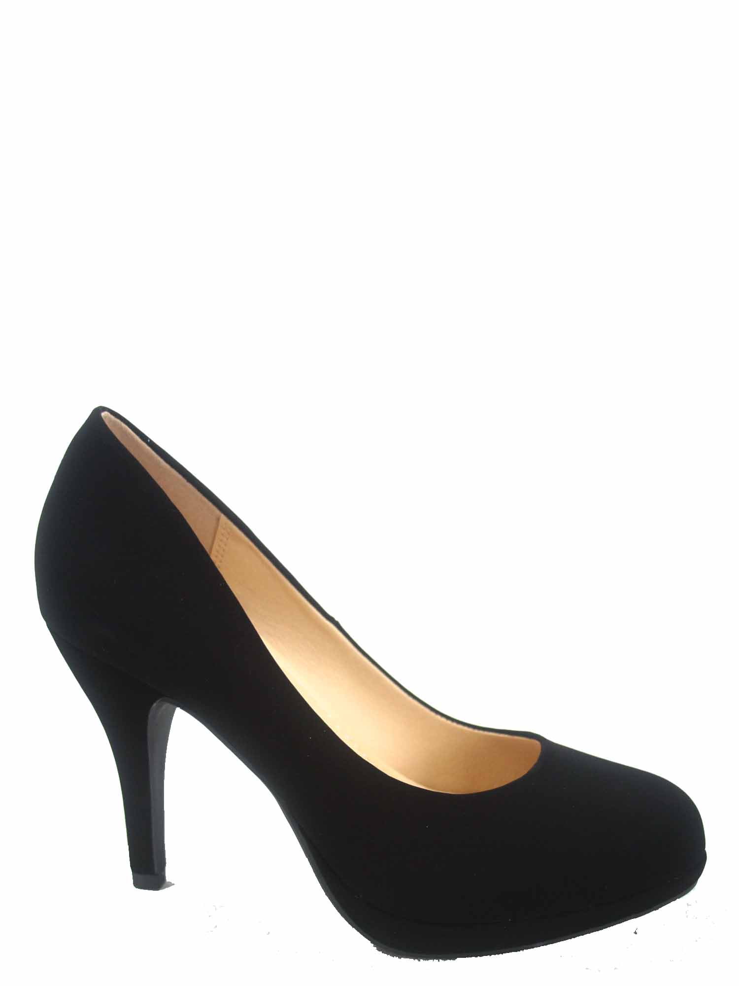 platform dress pumps