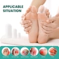 thumbnail image 4 of Welnove Bunion Toe Caps and Toe Protectors - 10 Pack Silicone Toe Sleeves Toe Protectors - Toe Cushions for Pain Relief, Corns, Calluses (Multi-Size, Clear), 4 of 6