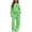 Green, variant on BXJX Girls Outfit Sets Size 10-12 ,Long Sleeve 2 Piece Casual Fleece‑Lined Hoodies and Sweatpants Kids Clothing Sets Light Blue
