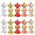 thumbnail image 5 of 5 piezas/caja de adornos navideños de caramelo, bolas navideñas de colores, colgante para árbol de Navidad para el hogar, regalo de decoración de Año Nuevo 2025, 5 of 5