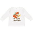 thumbnail image 3 of Inktastic Daddy Loves Me Woodland Fox Boys or Girls Long Sleeve Toddler T-Shirt, 3 of 5