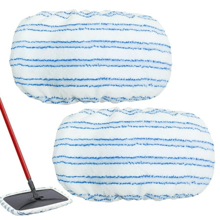15x8 inch mop pad Compatible with OCedar Mop Heads Replacement (2 Pack Compatible Refills for O’Cedar Floor and More Mop)