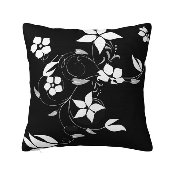 ZICANCN Decorative Throw Pillow Covers , Plants Vines Climbers Couch Sofa Decorative Knit Pillow Covers for Living Room Farmhouse 22"x22"