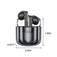 thumbnail image 3 of Auriculares Bluetooth, Auriculares inalámbricos, Auriculares Bluetooth Mini transparentes True Wireless Competition 5.2 Reducción de ruido Space Capsule Cool Game Headset Negro, 3 of 6