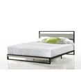 thumbnail image 2 of Belle Isle Furniture Eagle Harbor Modern Wood Low Profile Bed, Full, Black, 2 of 4