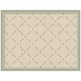 thumbnail image 4 of Kate and Laurel Framed Fabric Pinboard 26 x 20, Green Lattice Pattern Printed Linen Classic Bulletin Board for Use as a Vision Board or Wall Organization, Florence Silver Frame, 4 of 8
