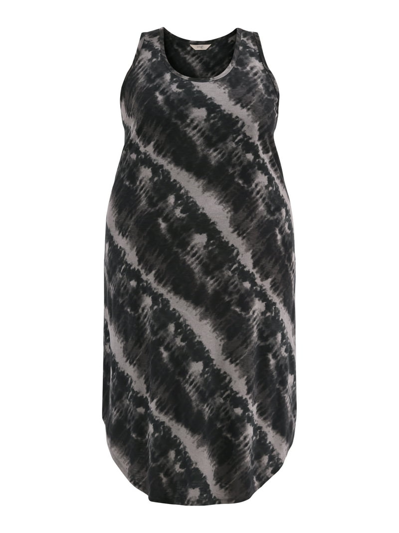 Terra and Sky women's Plus Size Cotton Knit Tank Dress - Walmart.com