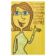 thumbnail image 1 of American Greetings Funny Straw Birthday Card with Foil, 1 of 4