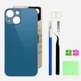 thumbnail image 1 of Lakshaygandi Back Glass Replacement With Repairing Tool Kits For iPhone 13 Mini 5.4 Inches Blue, 1 of 6