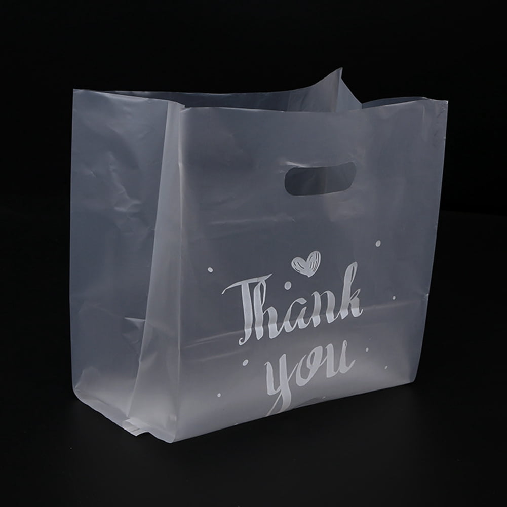 Details about   50X Plastic Thank You Gift Christmas Favor Candy Cake Wrapping Bags Shopping 