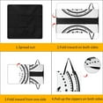 thumbnail image 3 of Bohemian Pattern Outdoor Picnic Blanket, Foldable Waterproof Beach Mat, Portable Beach Blanket for Beach Camping, Hiking, Family Concerts, 3 of 7