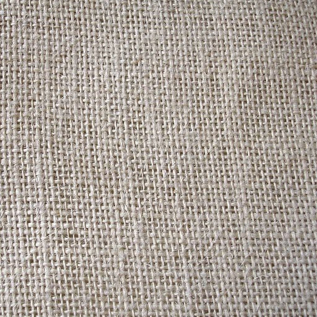 Fabric Mart Direct Light Beige Burlap Fabric By The Yard, 51 inches or 129 cm width, 3 Continuous Yards Beige Burlap Fabric, Burlap Upholstery Fabric, Curtain Drapery Wholesale Burlap Fabric