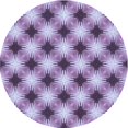 thumbnail image 1 of Ahgly Company Tapis Rond Lavable en Machine Intérieur Transitionnel Mauve Violet, 6 Pieds Rond, 1 of 7