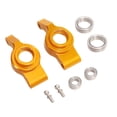thumbnail image 1 of Asientos de rueda trasera de metal RC, pieza de dirección 1:18, juguetes, pasatiempos, coches RC, repuestos para camión DIY, vehículo 184008 184011 Oro, 1 of 8