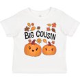 thumbnail image 3 of Inktastic Big Cousin Pumpkins with Fall Leaves Boys or Girls Toddler T-Shirt, 3 of 5