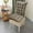 Khaki, variant on 100Fens High Back Chair Cushion Indoor And Outdoor Porch Wags Cushion Rainproof Rocking Chair Cushion All-Weather Replacement Cushion