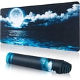 thumbnail image 1 of Extended Large Mouse Mat - 31.5x11.8x0.12 Inch, Stitched Edges, Non-Slip Rubber Base, Keyboard Pad, Gaming Mouse Pad for Gamer, Office & Home, 1 of 6