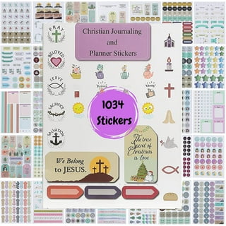 Christian Stickers for Bible Journaling Graphic by