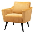 thumbnail image 1 of Accent Chair, Fabric, Wood, Yellow, Black, Living Lounge Cafe Room Hotel Lobby Hospitality, 1 of 10