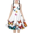 thumbnail image 2 of LOVZFMLL Robe de Princesse Imprimée pour Enfants et Filles de 4 à 14 Ans, Manches Longues, Col Rond, 2 of 7