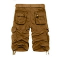 thumbnail image 4 of Men's Camo Cargo Shorts Outdoor Comfy Lightweight Quick Dry Stretchy Camouflage Cargo Shorts with Multi Pockets, 4 of 4