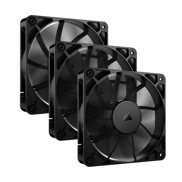 Paquete triple de ventilador Corsair RS120 PWM de 120 mm con cadena tipo margarita