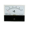 Unique Bargains Unique Bargains DC 0-100uA Analog Panel Meter Ammeter 44C2 w Screws