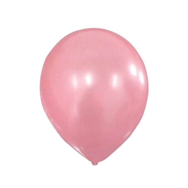Bewildely 100 Uds 10 pulgadas 1,5g Globos de látex perlado fiesta de feliz cumpleaños boda adornos navideños Globo niños bolas de aire Globos Kits de decoración para fiestas rosado Bewildely HA002049-14