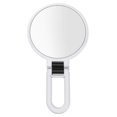thumbnail image 1 of Espejo de aumento de 15X Espejo portátil de doble cara Espejo de maquillaje giratorio plegable (blanco), 1 of 5