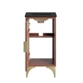 thumbnail image 5 of Modway Daylight 18" Solid Mango Wood Bathroom Vanity in Black/Walnut, 5 of 7
