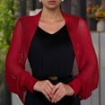 thumbnail image 2 of HNMKIU Lightweight Summer Cover Up Soft Knit Scarf Wrap Shawl Versatile Stole For Dresses versatility with a lightweight knit fabric designed for year-round wear Red,One Size, 2 of 3