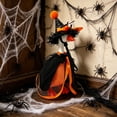 thumbnail image 6 of RUINIXCW 7 Inch Halloween Goose Outfits Desk Duck Outfit Mini Porch Goose Outfit for Desk Goose Figurine Holiday Desk Goose Clothes Pointed Hat and Cape Set Witch Costume (No Goose), 6 of 7