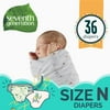 Seventh Generation Newborn Diapers, 1 pack of 36 (36 ct)