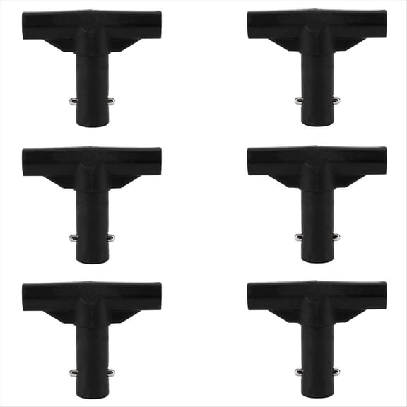 Rollbacks & More 6pcs Trampoline Pole Covers -Tube Connectors,-Shaped Net Connector Accessories