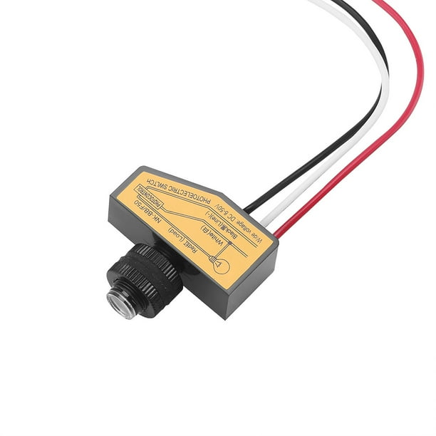 Dc 12V 24V 36V 48V Dusk To Dawn Interruptor De Luz De Fotocélula Auto On Off Sensor De Luz Interruptor De Control Photoswitch 8-50V Minnieouse HA014481-00