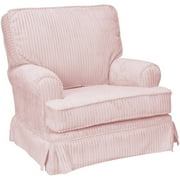 Newco International - Chenille Square Back Glider, Pink