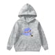 thumbnail image 1 of Moonsky Sudadera con capucha y cordón HUNTRX, estampado de grupo de chicas coreanas, jersey corto, suave y cómodo, top de manga larga para primavera y otoño.,Gris claro,120, 1 of 5
