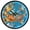 Crab and Glasses, variant on Dailycode Night Light Wall Clock Glow in The Dark 12 inch Battery Operated Silent Luminous Clocks, Groovy Floral Retro Daisies