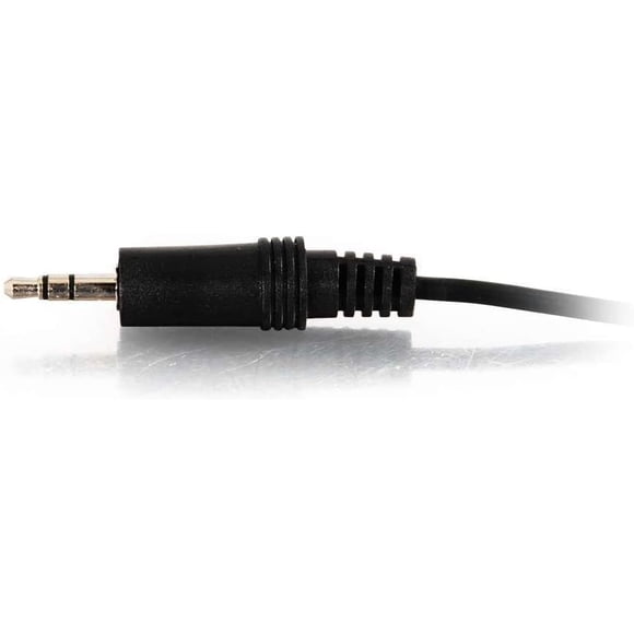 C2G 40416 3.5mm M/M Stereo Audio Cable, Black (50 Feet, 15.24 Meters)