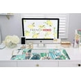 French Koko Large Mouse Pad Big Desk Mat Cute Green Cactus Deskpad Desk