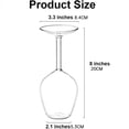 thumbnail image 3 of "Upside down Wine Glasses 10 Oz, Hand-Blown Borosilicate Glass Goblets, Unique Inverted Stemware for Parties, Weddings, Anniversary Gifts for Women – Heat Resistant & Elegant" Harlik, 3 of 7