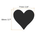 thumbnail image 2 of Parches de hierro en forma de corazón Uxcell, parches bordados negros, 15Pcs 2.8"x2.7", 2 of 6