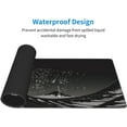 thumbnail image 5 of WISHTIME Large Gaming Mouse Pad for Desk, Desk Mat with Seamed Edges, Waterproof Desk Pad, Non-Slip Rubber Base, 31.5x11.8 Inch Keyboard Pad Computer Mat, Great Wave, 5 of 5
