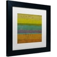 thumbnail image 2 of Trademark Fine Art "Chartreuse Line" Canvas Art by Michelle Calkins, White Matte, Black Frame, 2 of 4