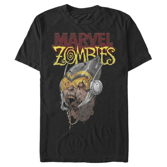 Men's Marvel Zombies Wasp Face  Graphic Tee Black 3X Large