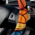 thumbnail image 5 of Basketball 14.5 Inch Printing PVC Leather Auto Accessories Car Wheel Steering Wheel Cover, 5 of 6