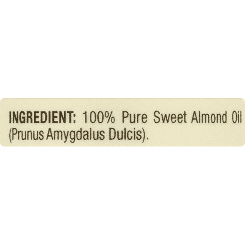 Nature's Truth 100% Pure Unscented Skin Care Base Oil, Sweet Almond 4 oz (Pack of 4)