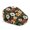 Tropical Floral Print, variant on Chririnla Vintage Newsboy Hat for Outdoor Vacation, Christmas Tree Deer Pattern Polyester Soft Flat Cap All-Season Wear