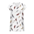 thumbnail image 5 of cocolona Womens Summer Silk Satin Tops Plus Size V Neck Short Sleeve T-shirt Fashion Casual Cute Print Tees Blouses, 5 of 6