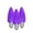 Purple, variant on Novelty Lights Purple C7 LED Faceted Christmas Replacement Bulbs Dimmable 25 Pack